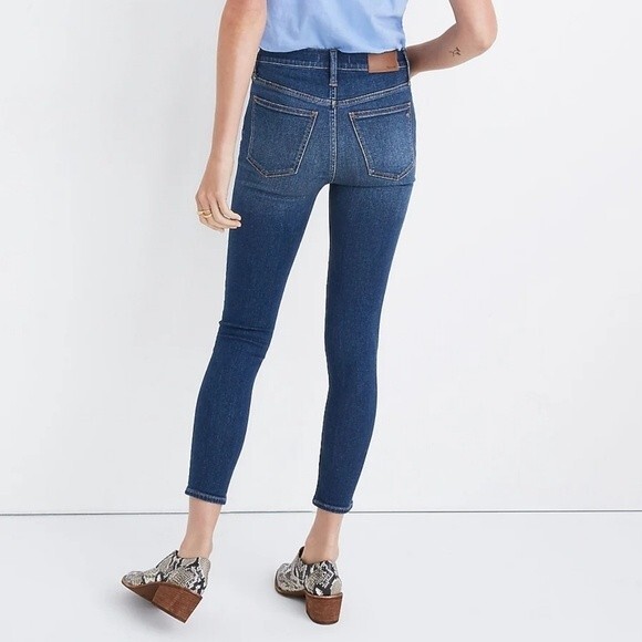 Madewell Mid-Rise Skinny Crop Stretchy Jeans - Picture 7 of 16